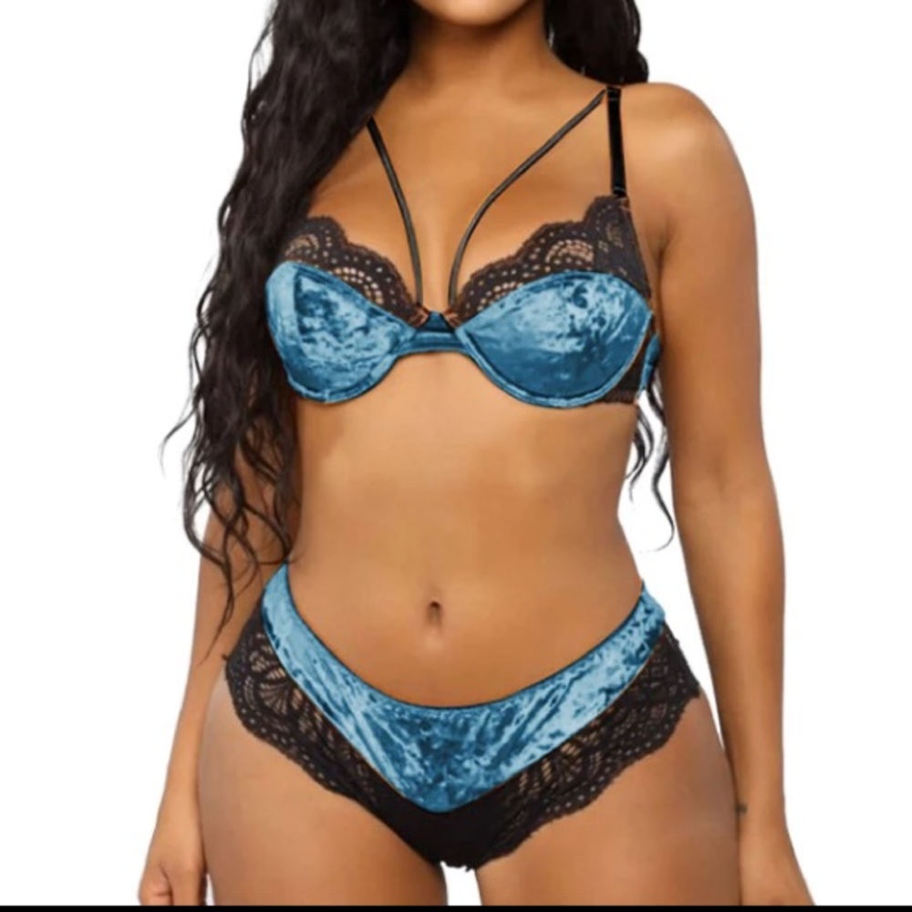 Blue-Velvet for Me Set